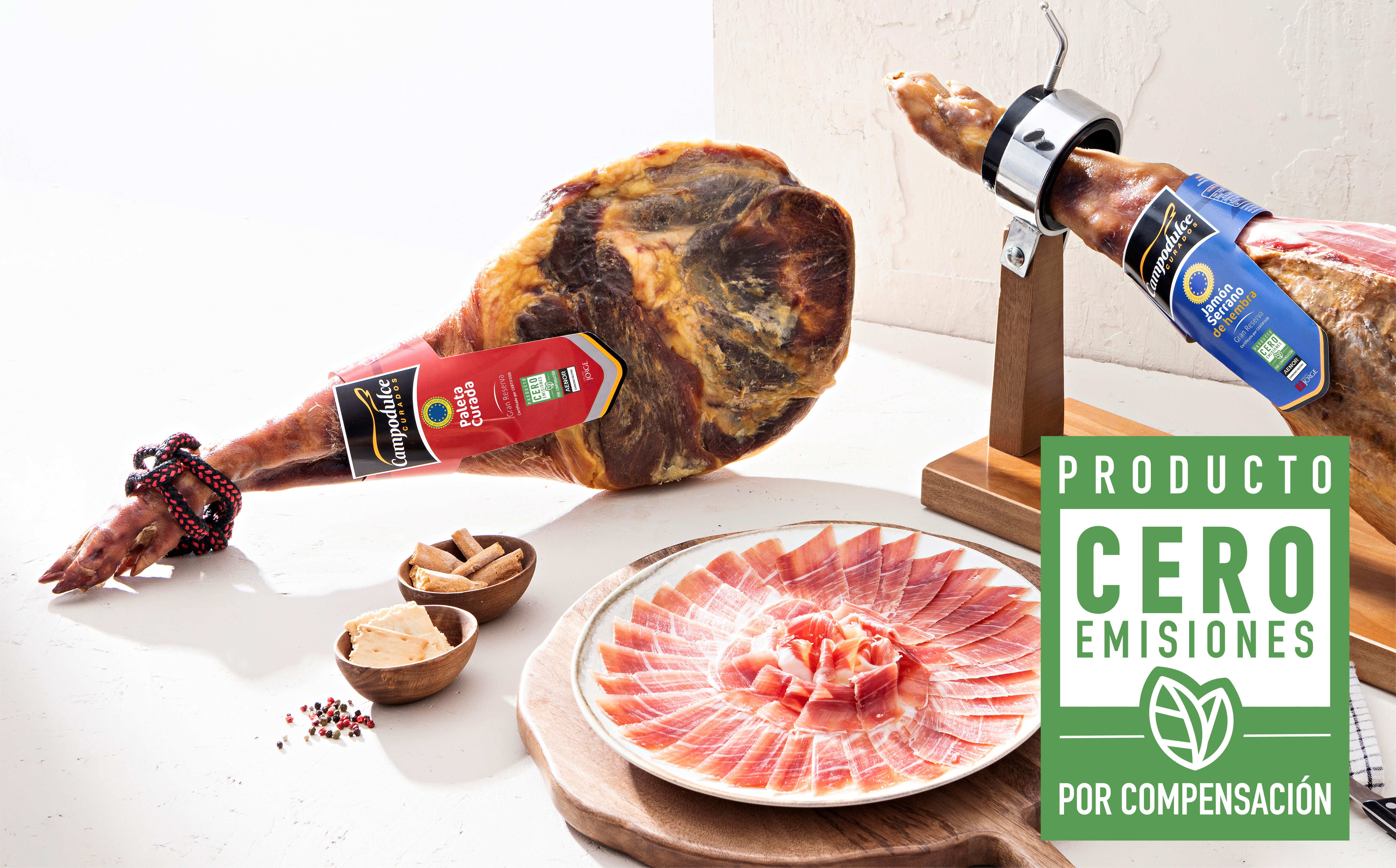 Jamón producto carbono neutro